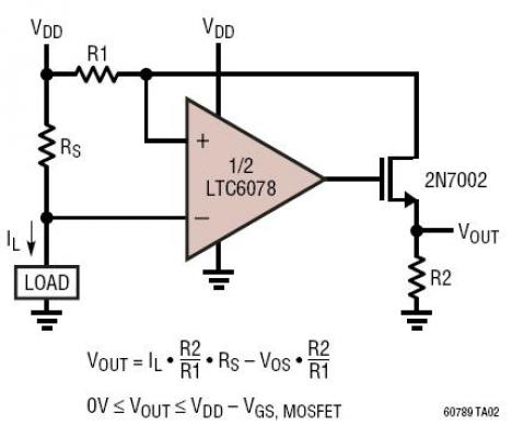 2.7V 至 5.5V 精准型高端电流检测