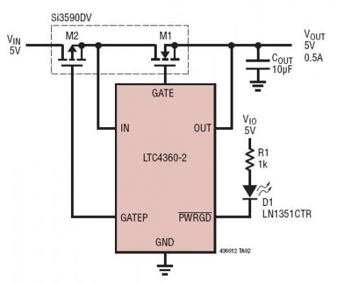 具 ± 24V 电源保护能力的 5V 系统
