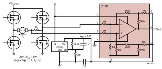 Full-Bridge Load Current Monitor