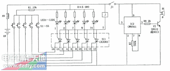 CA3083CW9561ɵ·Touch alarm