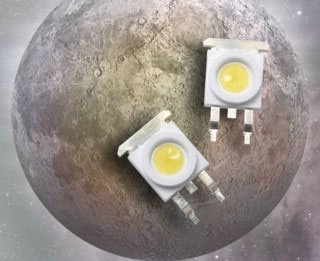 Avago新推出Moonstone系列的0.5W白光LED ASMT-Mx60